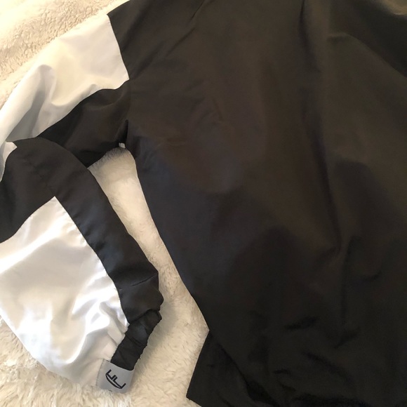 Equalnox Clothing Co Windbreaker hoodie black white size XXL - Picture 10 of 11